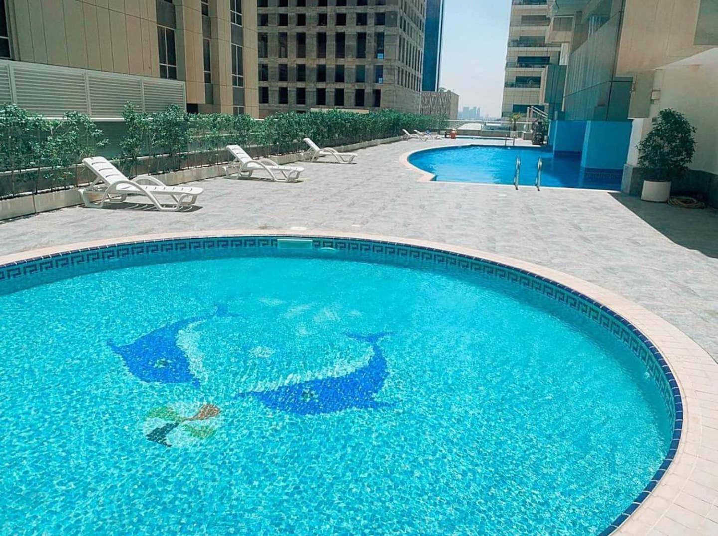 Charming Warm Suite With Amazing Views Of The City Dubaj Zewnętrze zdjęcie