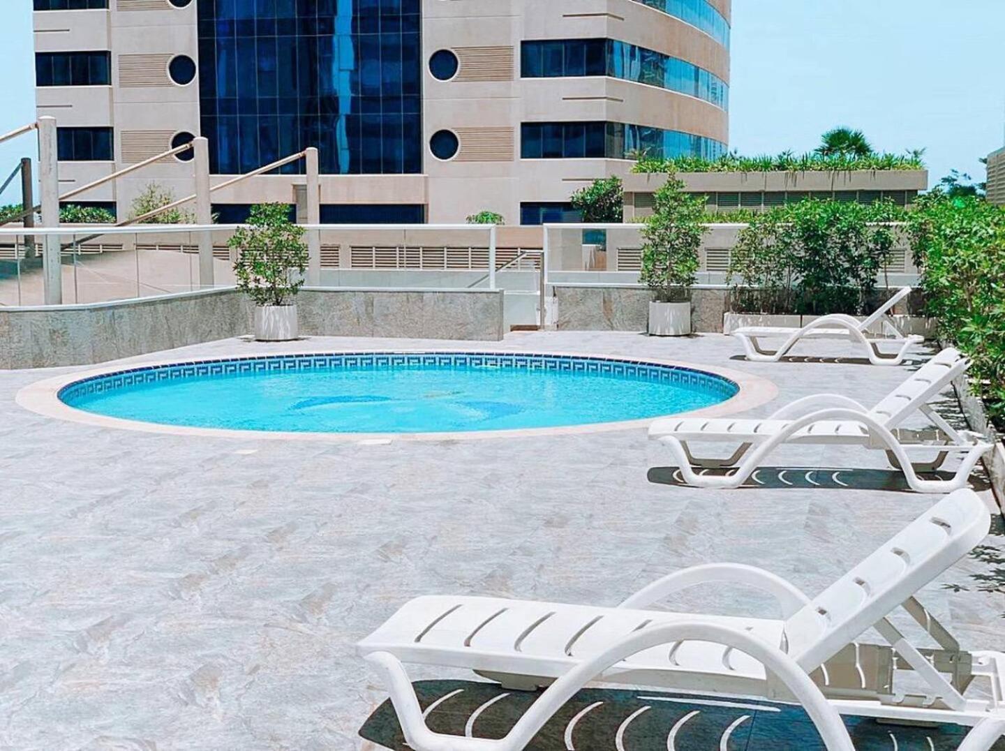 Charming Warm Suite With Amazing Views Of The City Dubaj Zewnętrze zdjęcie